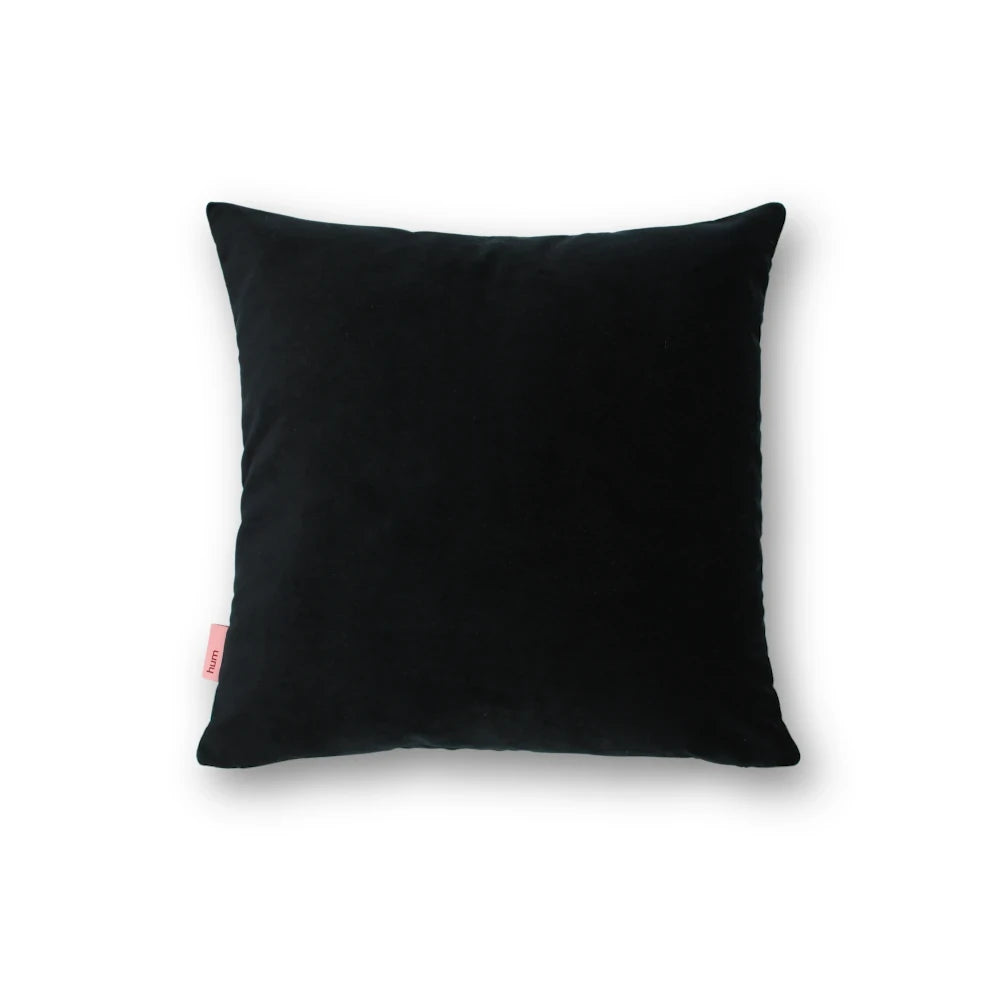 Samtkissen schwarz 50x50 | Made in Germany