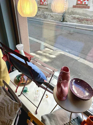 schaufenster deko mit hum outdoor kissen