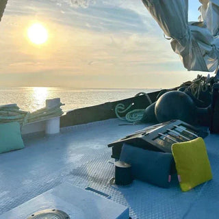 hum Reise Outdoor Kissen auf dem Boot