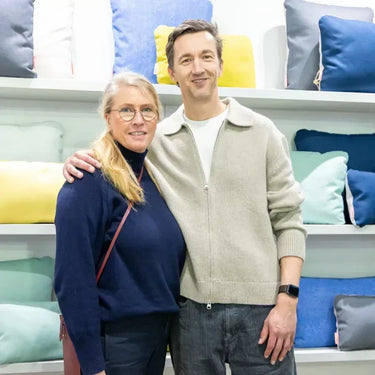 Helen und Michael von hum Kissen