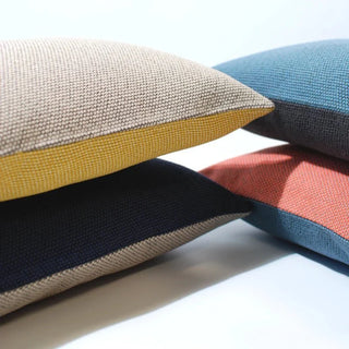 hum kissen janus zweifarbig - schurwolle