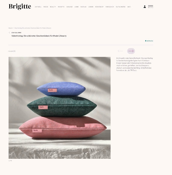 Brigitte Magazin, die schönsten Geschenk Ideen für Mode und Beauty