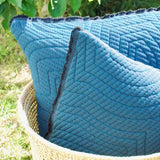 dekokissen in petrol 50x50 & 40x40