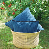 dekokissen in petrol 50x50 & 40x40