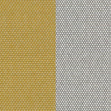 hum design kissen gelb weiß