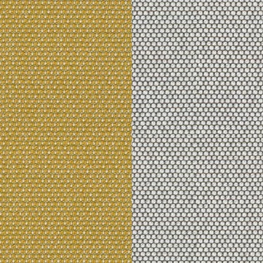 hum design kissen gelb weiß