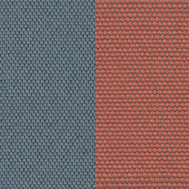 hum design kissen blau orange