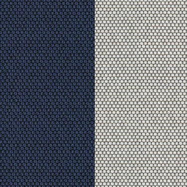 hum design kissen blau weiß