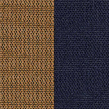 Bouclé Kissen Stoffmuster Brick/Navy