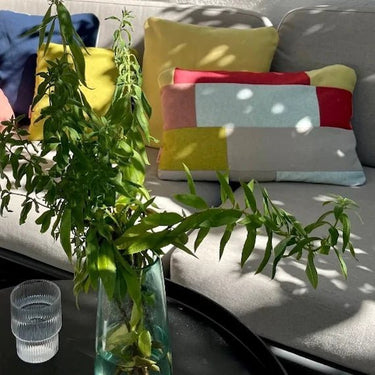 hum outdoor kissen patchwork