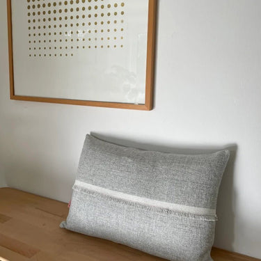 hum premium kissen silbergrau