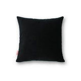 samtkissen in schwarz 50x50cm