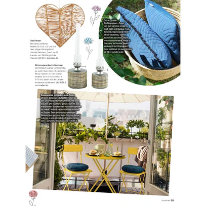 lena wohnen frühling sonderausgabe - hum dekokissen