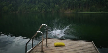 outdoor kissen apfel am see, wasserabweisend