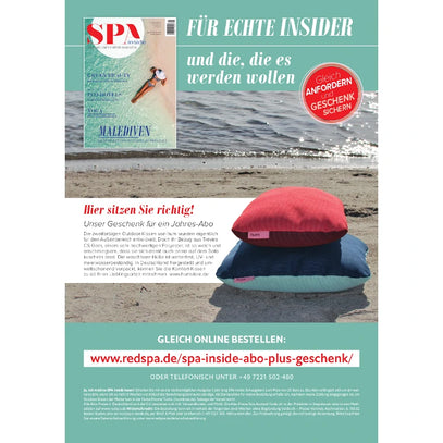 SPa Inside mit hum Outdoor-Kissen